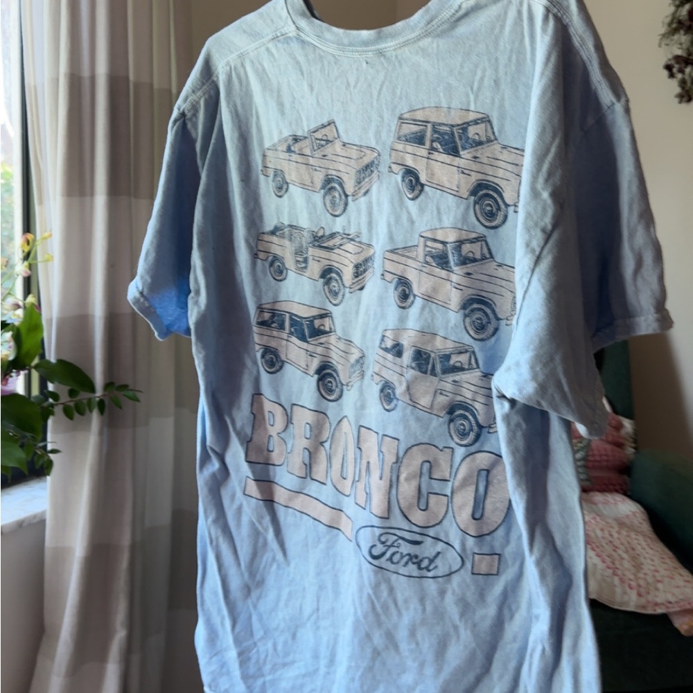 Ford Light Blue Bronco T-Shirt
